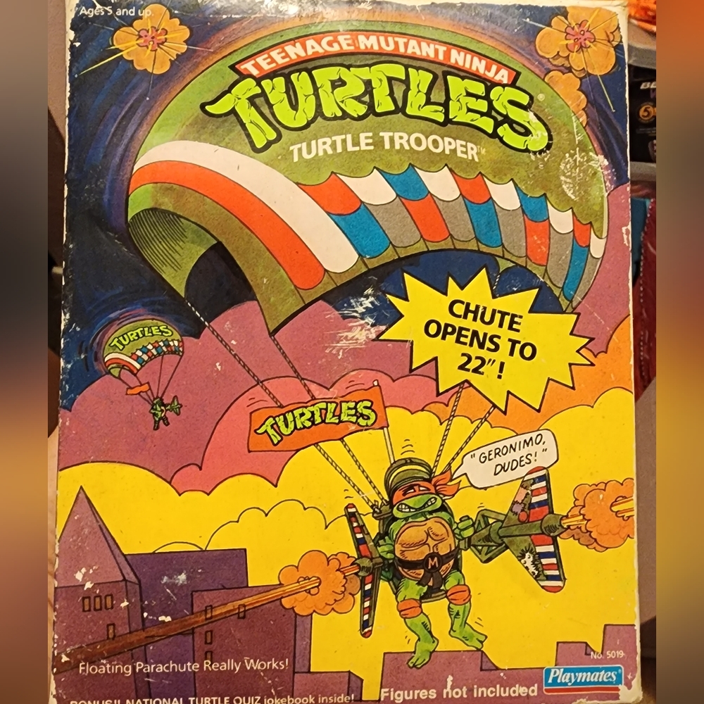 Vintagw TMNT turtle trooper, new in box